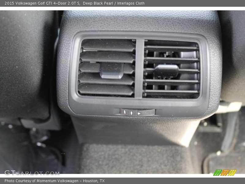 Deep Black Pearl / Interlagos Cloth 2015 Volkswagen Golf GTI 4-Door 2.0T S