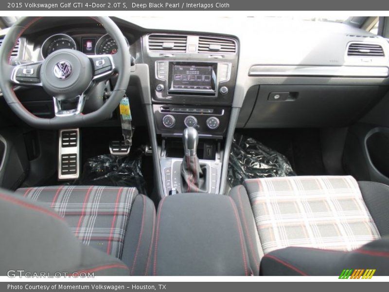 Deep Black Pearl / Interlagos Cloth 2015 Volkswagen Golf GTI 4-Door 2.0T S