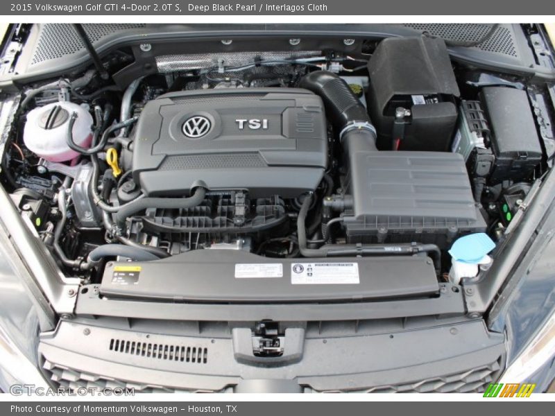 Deep Black Pearl / Interlagos Cloth 2015 Volkswagen Golf GTI 4-Door 2.0T S