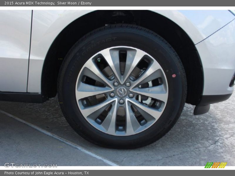 Silver Moon / Ebony 2015 Acura MDX Technology