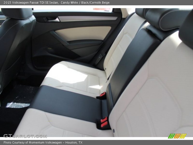 Rear Seat of 2015 Passat TDI SE Sedan