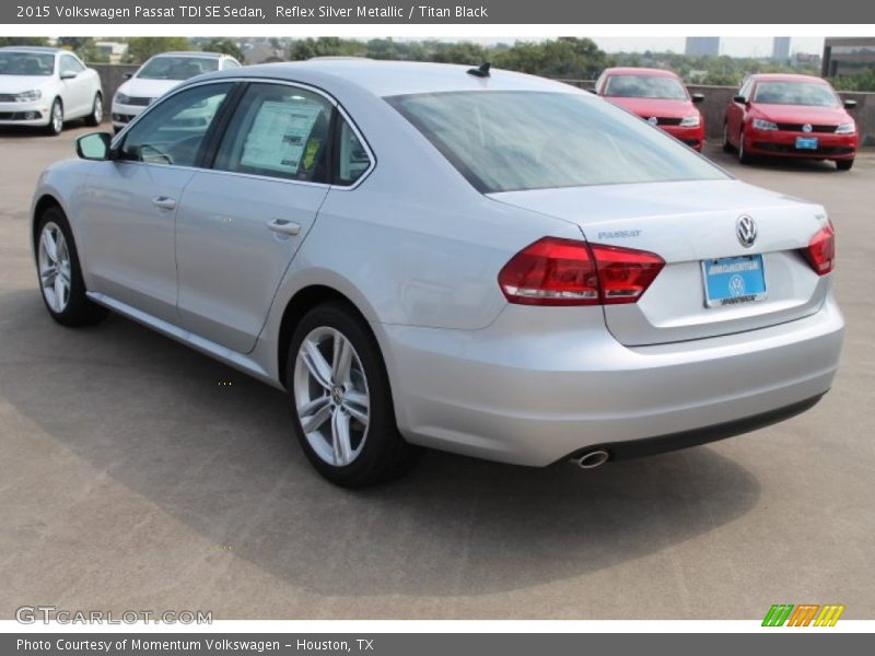 Reflex Silver Metallic / Titan Black 2015 Volkswagen Passat TDI SE Sedan