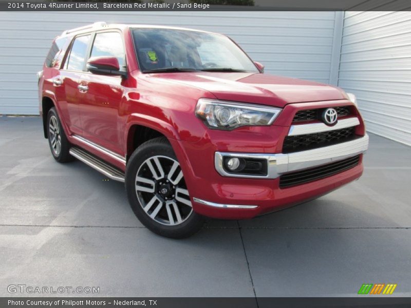 Barcelona Red Metallic / Sand Beige 2014 Toyota 4Runner Limited