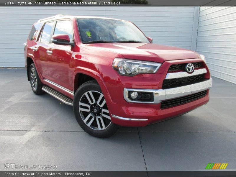 Barcelona Red Metallic / Sand Beige 2014 Toyota 4Runner Limited