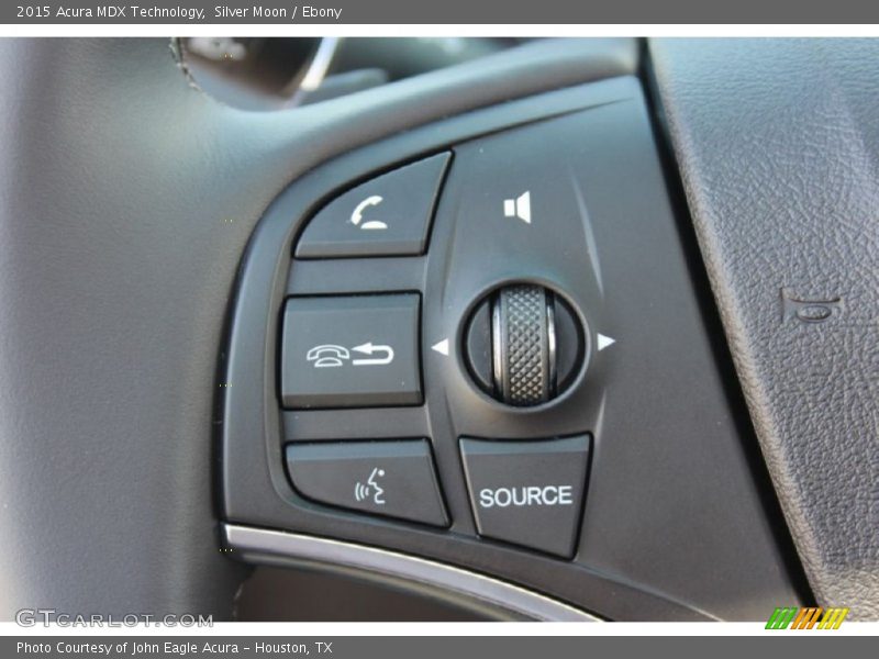 Silver Moon / Ebony 2015 Acura MDX Technology