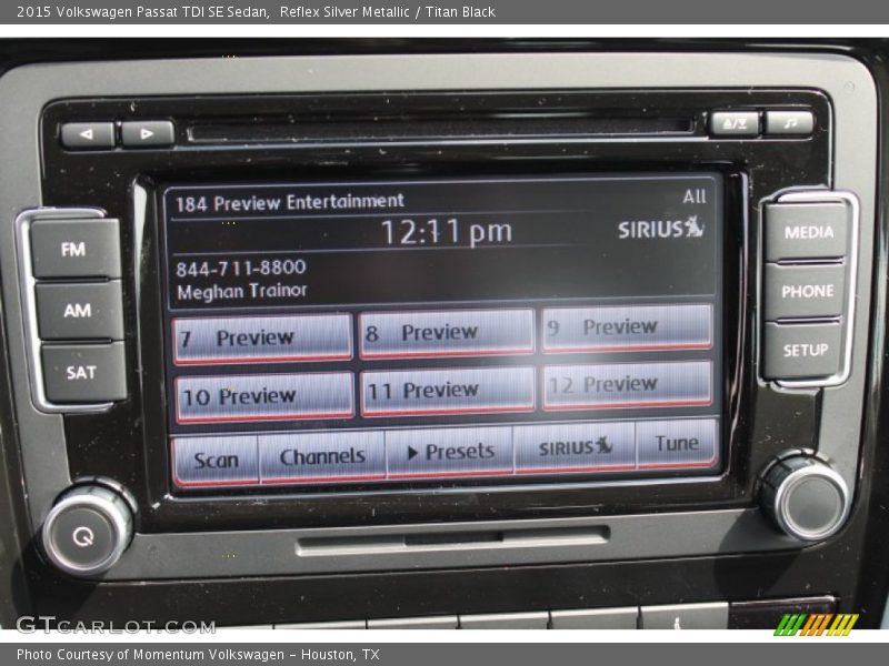 Reflex Silver Metallic / Titan Black 2015 Volkswagen Passat TDI SE Sedan