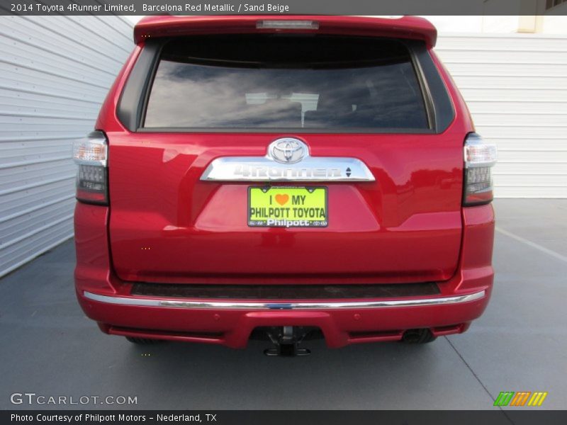Barcelona Red Metallic / Sand Beige 2014 Toyota 4Runner Limited