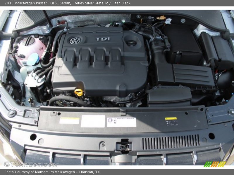 Reflex Silver Metallic / Titan Black 2015 Volkswagen Passat TDI SE Sedan