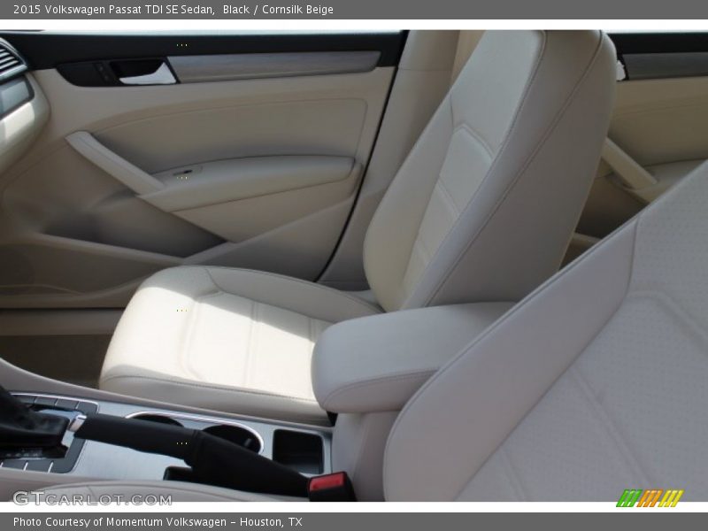 Black / Cornsilk Beige 2015 Volkswagen Passat TDI SE Sedan