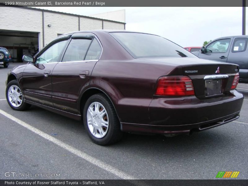 Barcelona Red Pearl / Beige 1999 Mitsubishi Galant ES