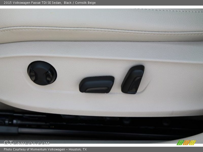 Black / Cornsilk Beige 2015 Volkswagen Passat TDI SE Sedan
