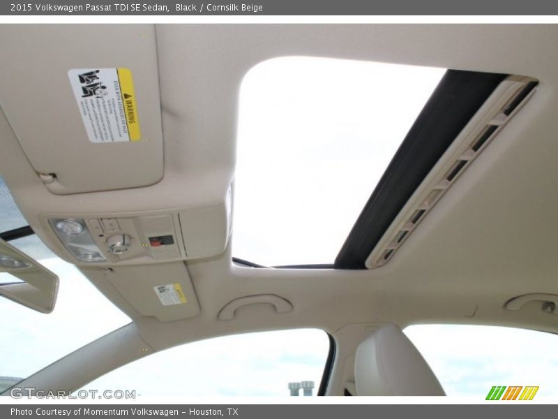 Black / Cornsilk Beige 2015 Volkswagen Passat TDI SE Sedan