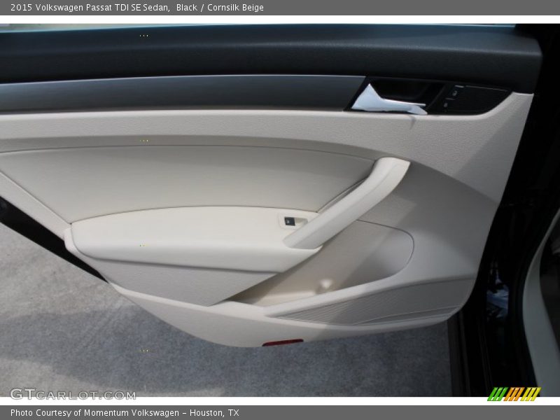 Black / Cornsilk Beige 2015 Volkswagen Passat TDI SE Sedan