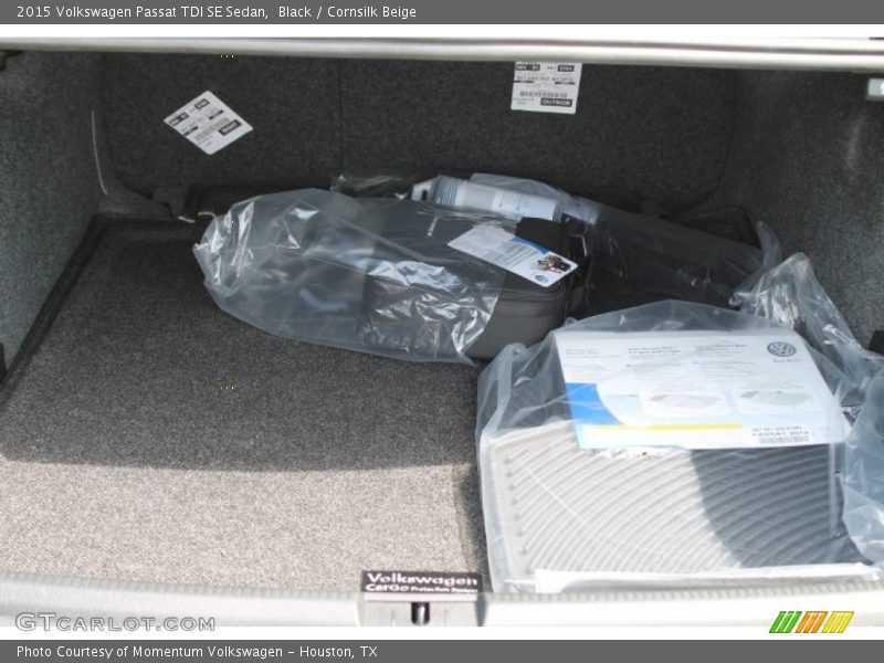 Black / Cornsilk Beige 2015 Volkswagen Passat TDI SE Sedan