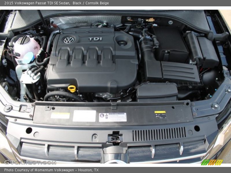Black / Cornsilk Beige 2015 Volkswagen Passat TDI SE Sedan