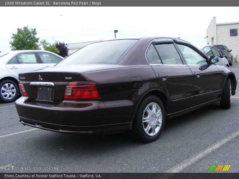 Barcelona Red Pearl / Beige 1999 Mitsubishi Galant ES
