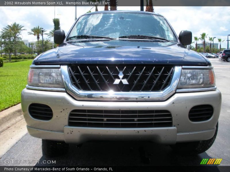 Memphis Blue Pearl / Tan 2002 Mitsubishi Montero Sport XLS