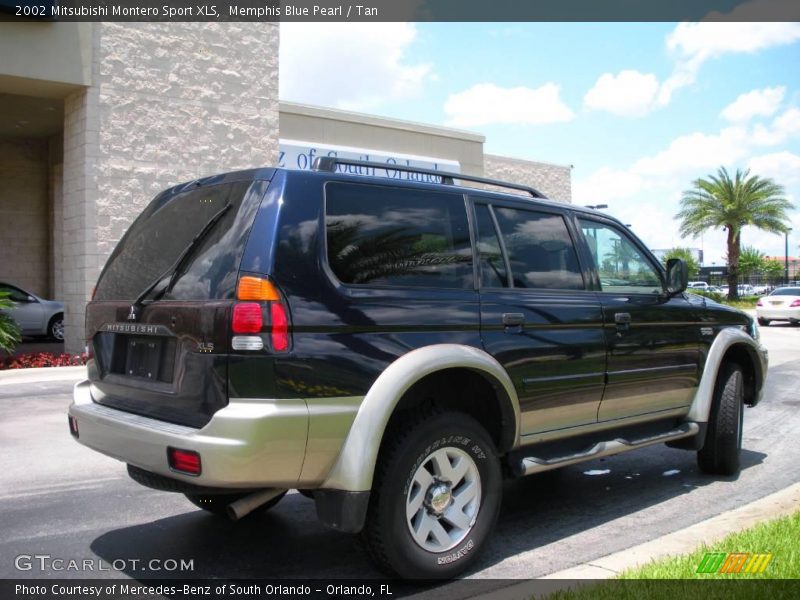 Memphis Blue Pearl / Tan 2002 Mitsubishi Montero Sport XLS