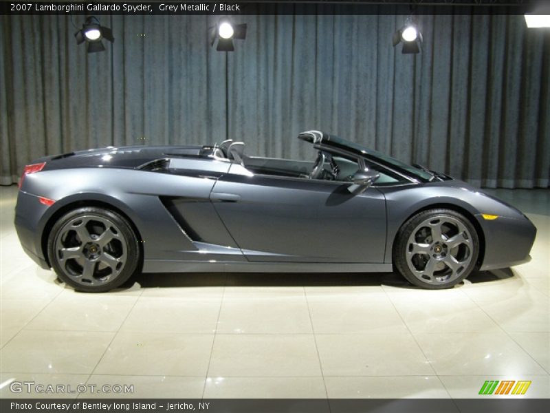 2007 Lamborghini Gallardo Spyder, Grey Metallic / Black, Profile - 2007 Lamborghini Gallardo Spyder
