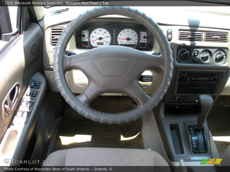 Memphis Blue Pearl / Tan 2002 Mitsubishi Montero Sport XLS