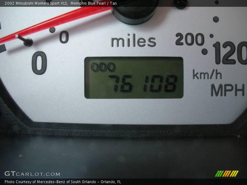Memphis Blue Pearl / Tan 2002 Mitsubishi Montero Sport XLS