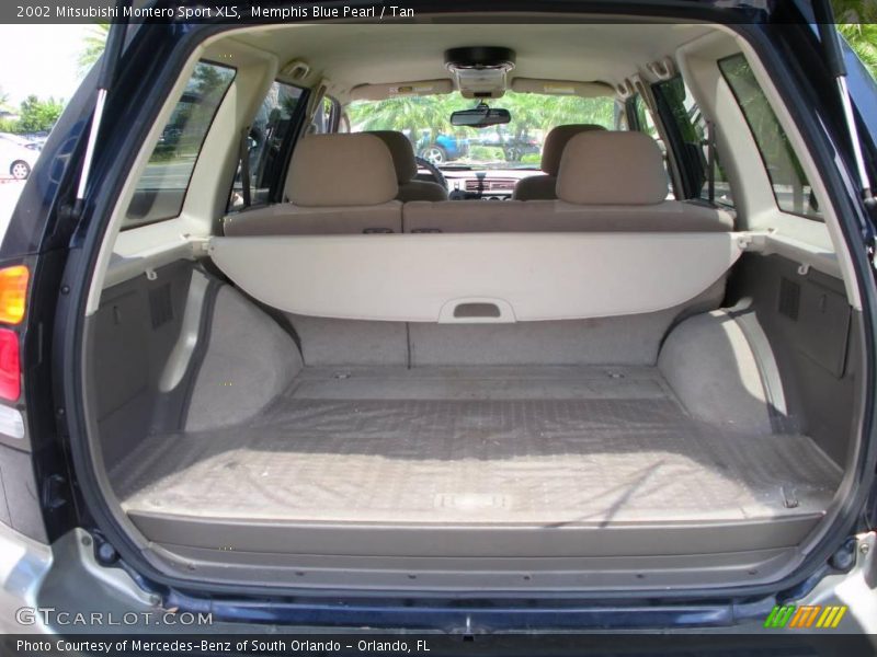 Memphis Blue Pearl / Tan 2002 Mitsubishi Montero Sport XLS