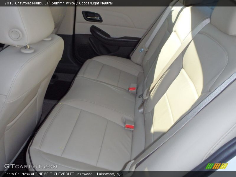 Summit White / Cocoa/Light Neutral 2015 Chevrolet Malibu LT