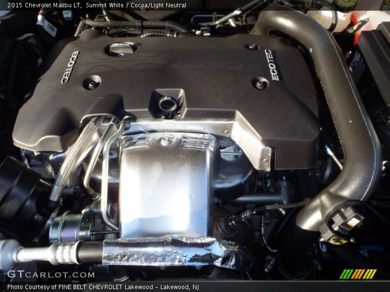 Summit White / Cocoa/Light Neutral 2015 Chevrolet Malibu LT