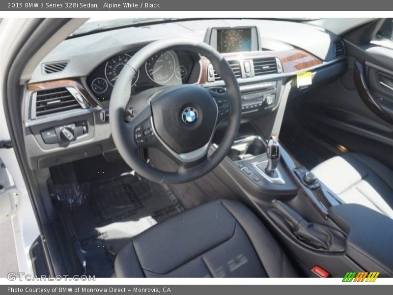 Alpine White / Black 2015 BMW 3 Series 328i Sedan