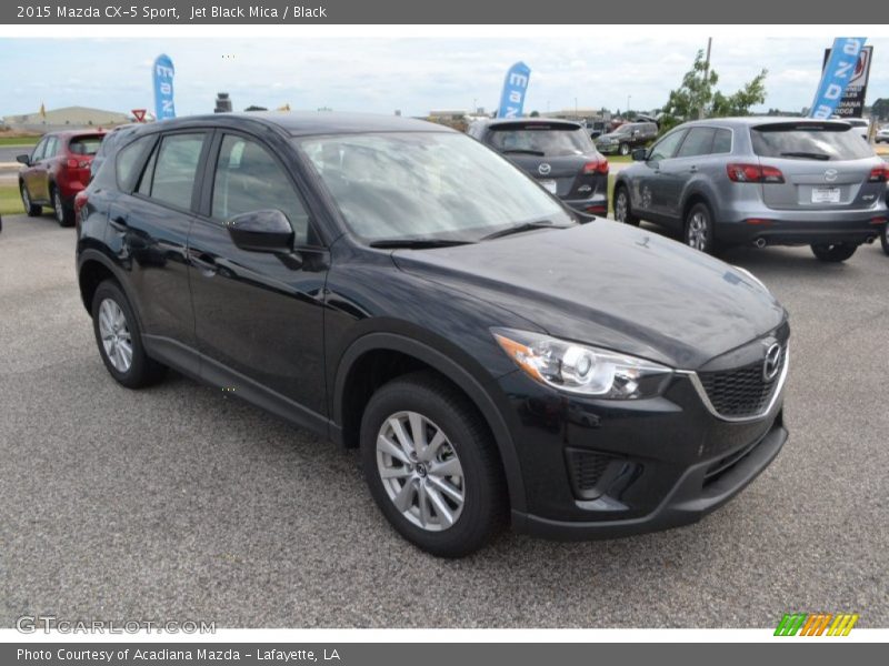 Jet Black Mica / Black 2015 Mazda CX-5 Sport