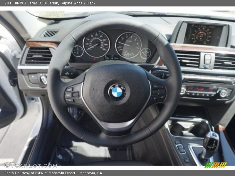 Alpine White / Black 2015 BMW 3 Series 328i Sedan