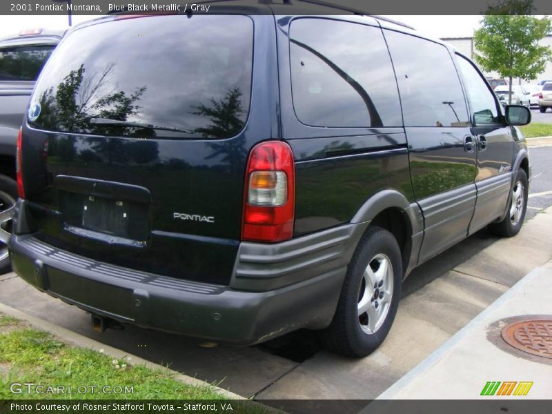 Blue Black Metallic / Gray 2001 Pontiac Montana