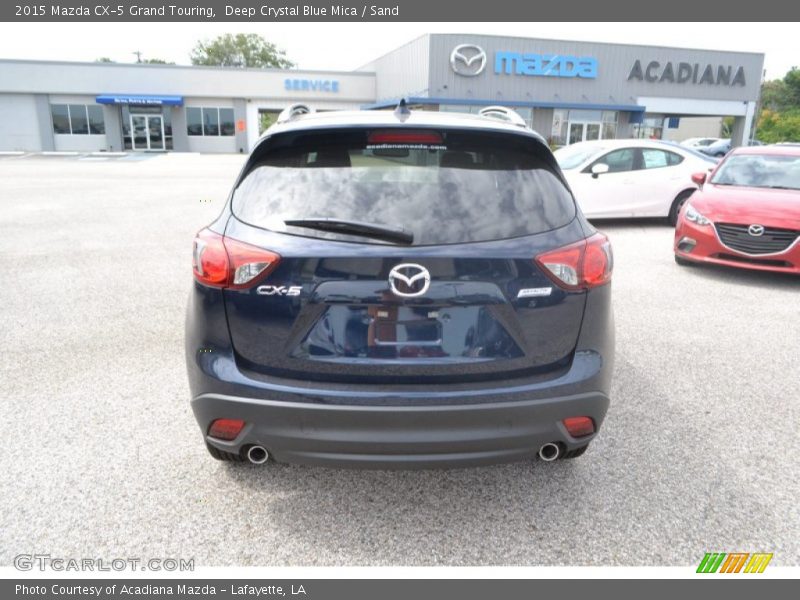 Deep Crystal Blue Mica / Sand 2015 Mazda CX-5 Grand Touring