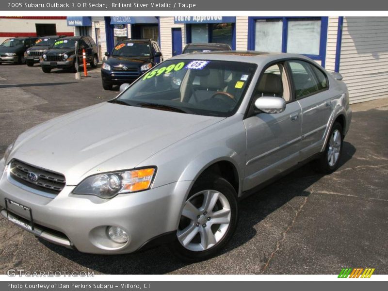 Brilliant Silver Metallic / Taupe 2005 Subaru Outback 3.0 R Sedan