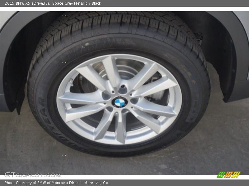 Space Grey Metallic / Black 2015 BMW X5 sDrive35i