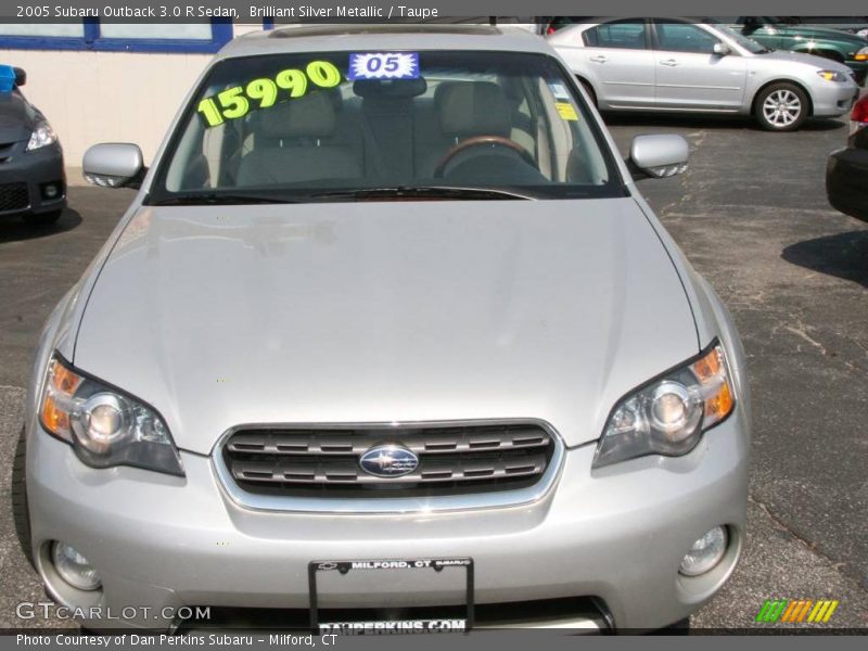 Brilliant Silver Metallic / Taupe 2005 Subaru Outback 3.0 R Sedan