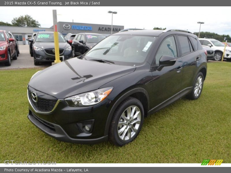 Jet Black Mica / Sand 2015 Mazda CX-5 Grand Touring