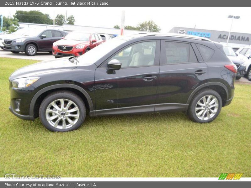 Jet Black Mica / Sand 2015 Mazda CX-5 Grand Touring