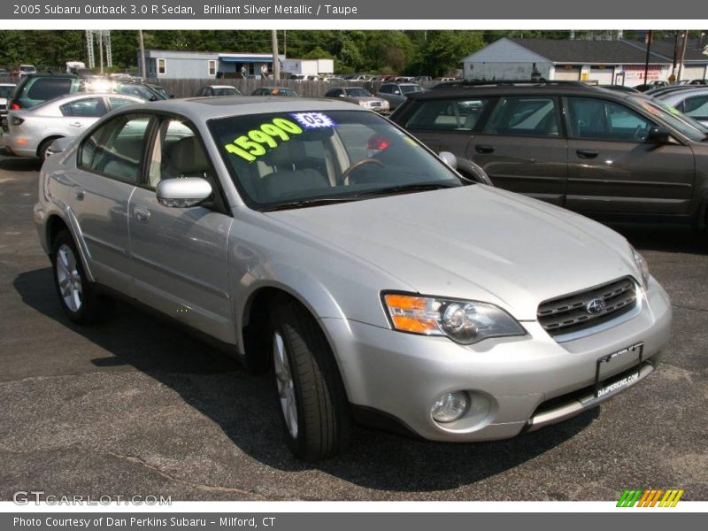 Brilliant Silver Metallic / Taupe 2005 Subaru Outback 3.0 R Sedan