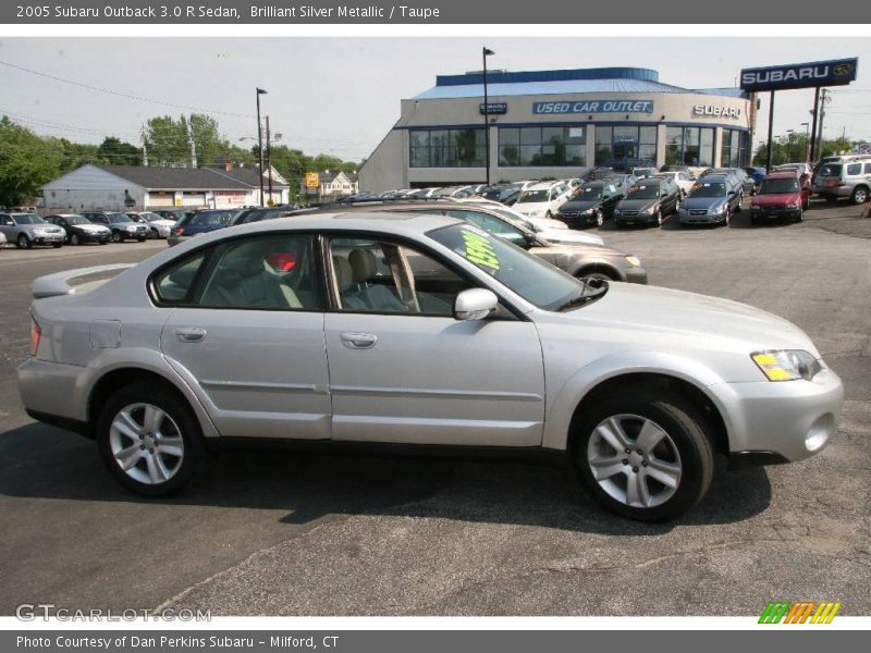 Brilliant Silver Metallic / Taupe 2005 Subaru Outback 3.0 R Sedan