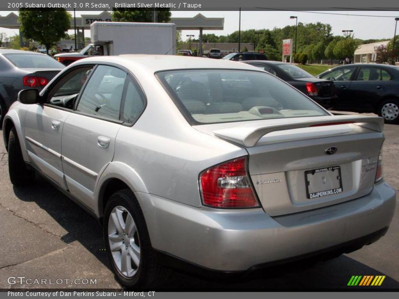 Brilliant Silver Metallic / Taupe 2005 Subaru Outback 3.0 R Sedan