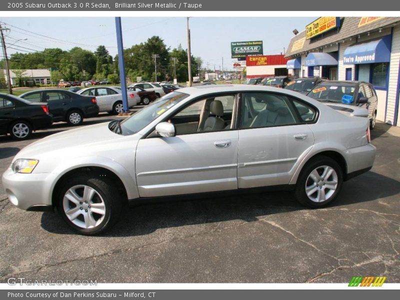 Brilliant Silver Metallic / Taupe 2005 Subaru Outback 3.0 R Sedan
