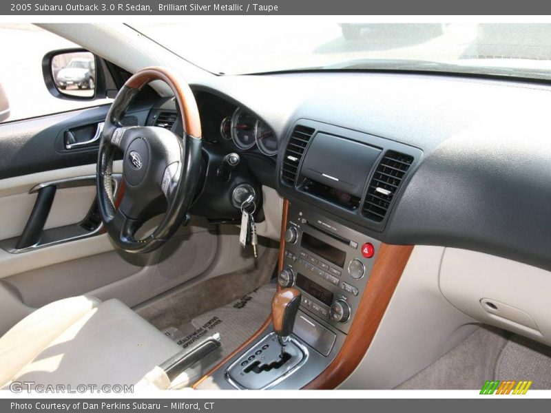 Brilliant Silver Metallic / Taupe 2005 Subaru Outback 3.0 R Sedan