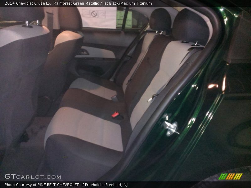 Rainforest Green Metallic / Jet Black/Medium Titanium 2014 Chevrolet Cruze LS