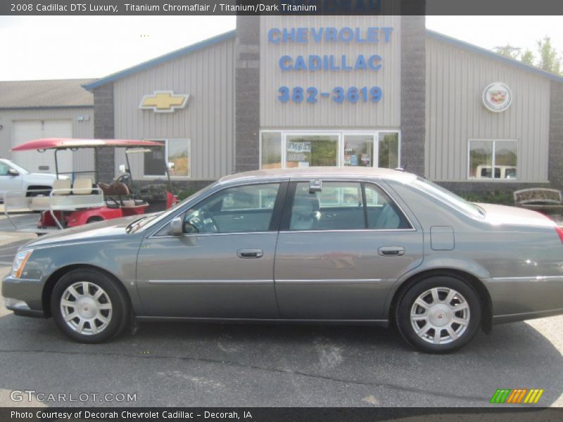 Titanium Chromaflair / Titanium/Dark Titanium 2008 Cadillac DTS Luxury