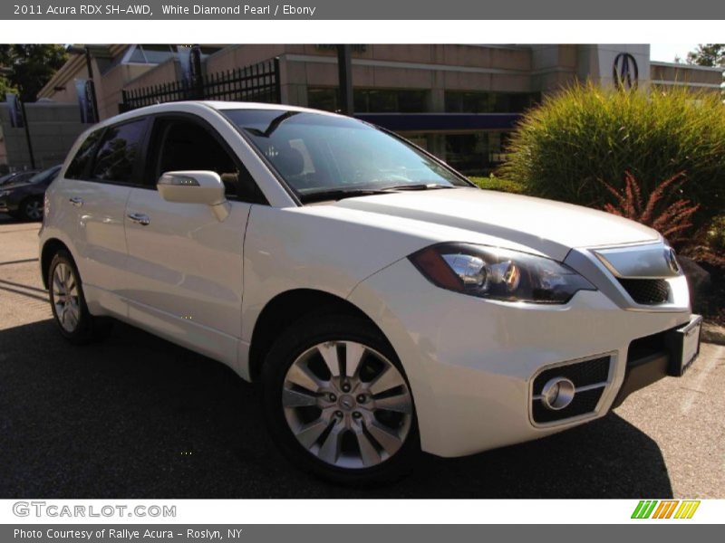 White Diamond Pearl / Ebony 2011 Acura RDX SH-AWD