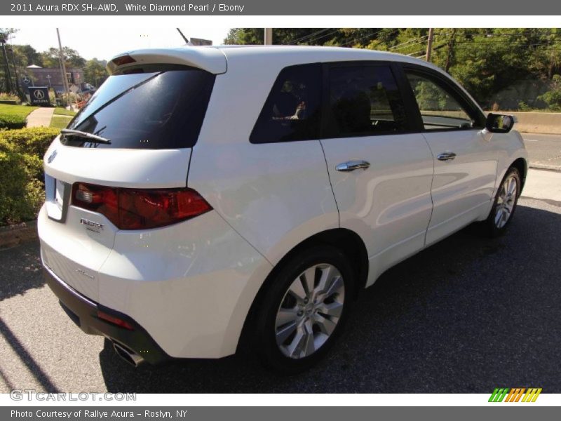 White Diamond Pearl / Ebony 2011 Acura RDX SH-AWD