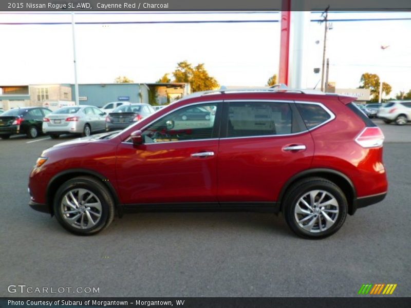  2015 Rogue SL AWD Cayenne Red