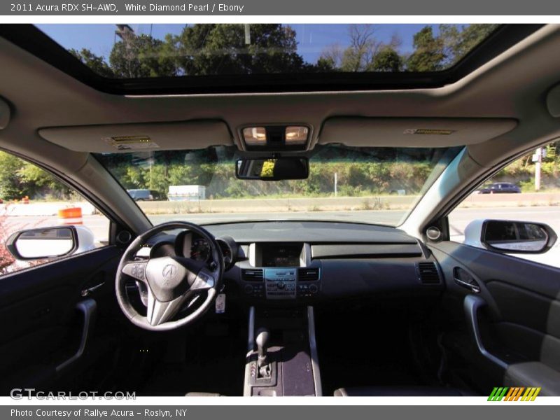 White Diamond Pearl / Ebony 2011 Acura RDX SH-AWD
