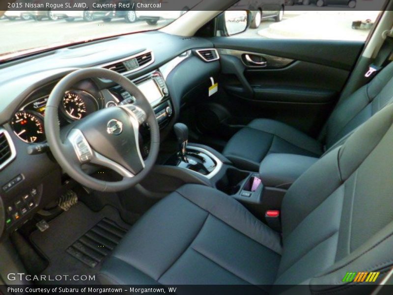 Charcoal Interior - 2015 Rogue SL AWD 